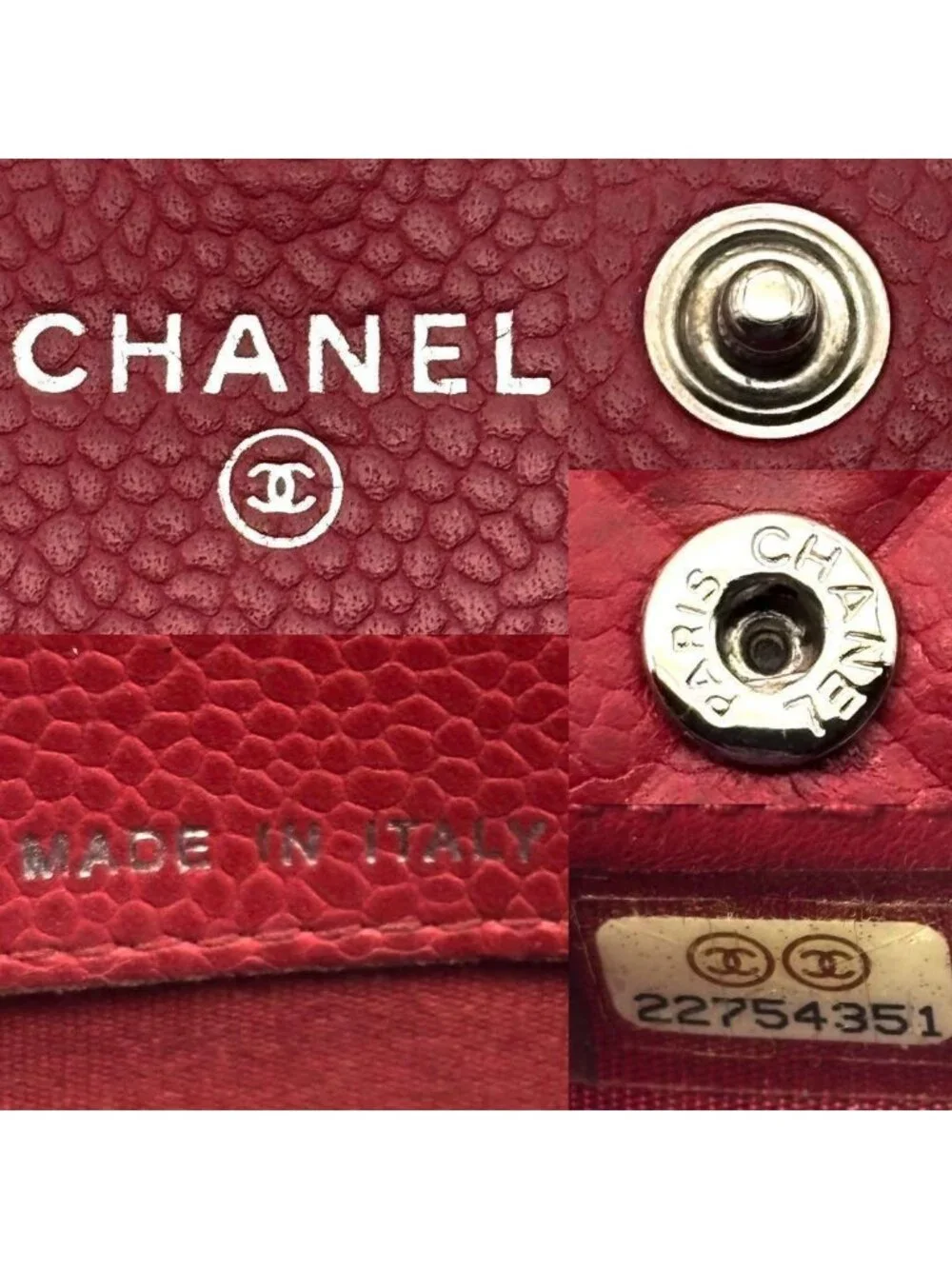 Chanel Wallet Quilted Diamond Coco Flap Caviar